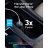 Anker USB C Car Charger, Compact 32W 2-Port, LED Indicator Type C Charger with 20W Power Delivery & 12W PowerIQ, Compatible with iPhone 15 14 13 12 Series, Pixel 3 2 XL, iPad Pro & More Devices